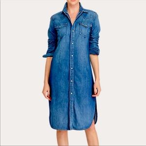 RALPH LAUREN POLO DENIM SHIRT DRESS - XS size 💙